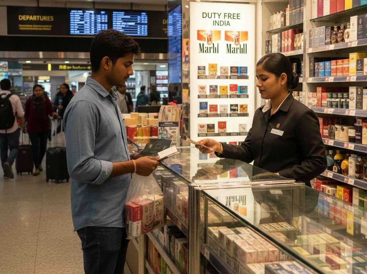 Prix cigarettes duty free Mumbai