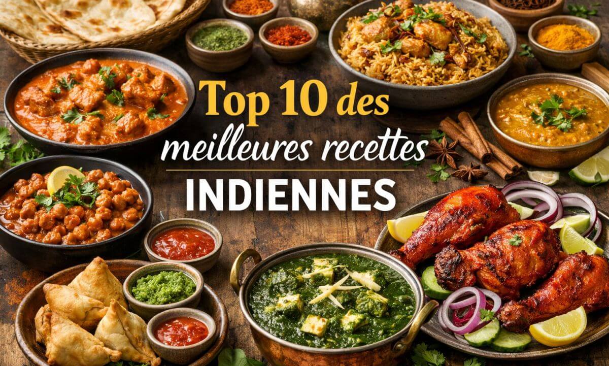 Top 10 des meilleures recettes indiennes à cuisiner chez soi