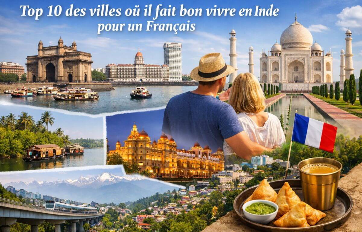 Top 10 des villes où il fait bon vivre en Inde pour un français